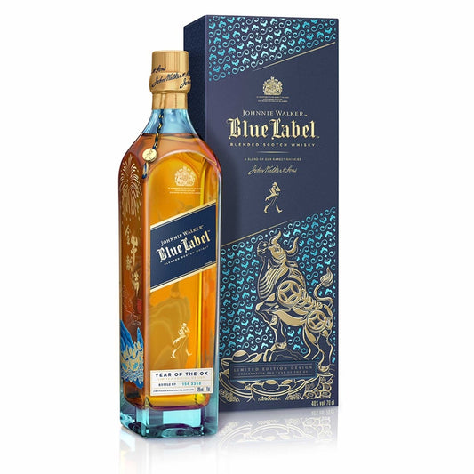 Johnnie Walker Blue Label Year of the Ox Blended Scotch Whisky, 70cl